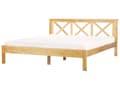 Miniatyrbilde 1 av 11: Sengeramme i Lyst Tre Furu Super King Size 180 x 200 cm Skandinavisk Stil