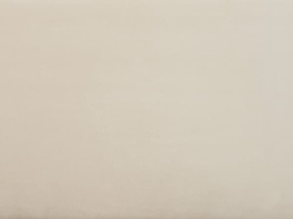 Dobbelt Sengeramme Svart Metall Lys Beige Stoff Sengegavl 180 x 200 cm Polstret Lamellbunn Minimalistisk