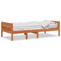Miniatyrbillede 3 af 11: vidaXL juniorseng uden madras 90x200 cm massivt fyr gyldenbrun