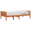 Miniatyrbillede 5 af 11: vidaXL juniorseng uden madras 90x200 cm massivt fyr gyldenbrun