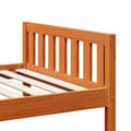 Miniatyrbillede 9 af 11: vidaXL juniorseng uden madras 90x200 cm massivt fyr gyldenbrun