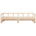 Miniatyrbilde 6 av 11: vidaXL Dagseng uten madrass 90x200 cm heltre furu