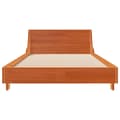 Miniatyrbilde 5 av 10: vidaXL Sengeramme uten madrass voksbrun 90x190 cm heltre furu