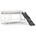 Miniatyrbilde 3 av 11: vidaXL Loftseng for barn uten madrass hvit 80x200 cm heltre furu