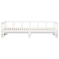 Miniatyrbilde 6 av 11: vidaXL Dagseng uten madrass hvit 80x200 cm heltre furu