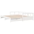 Miniatyrbilde 9 av 11: vidaXL Dagseng uten madrass hvit 80x200 cm heltre furu