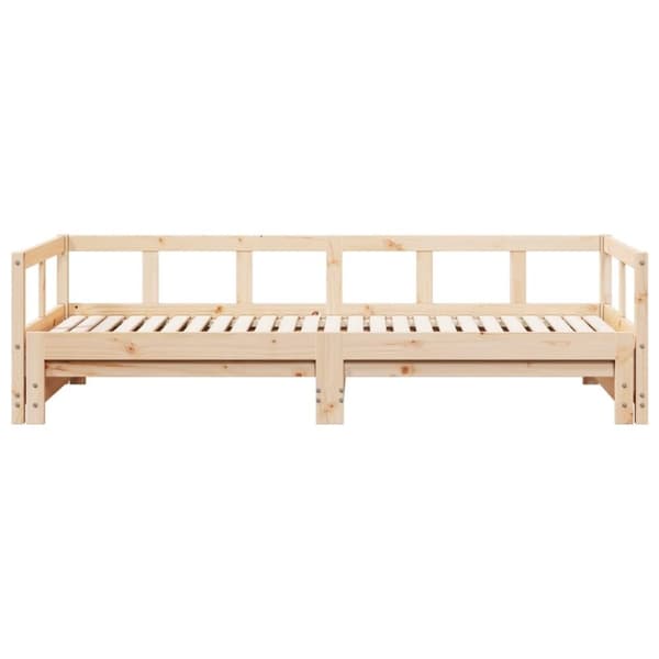 vidaXL daybed uden madras 90x200 cm massivt fyrretræ
