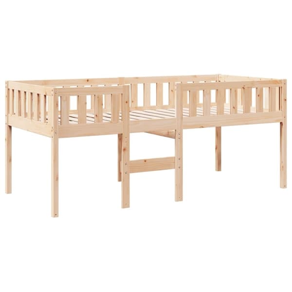 vidaXL juniorseng uden madras 90x200 cm massivt fyrretræ