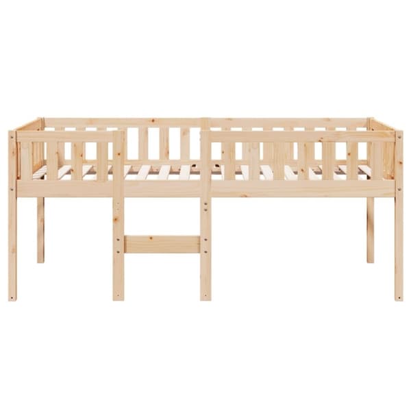 vidaXL juniorseng uden madras 90x200 cm massivt fyrretræ