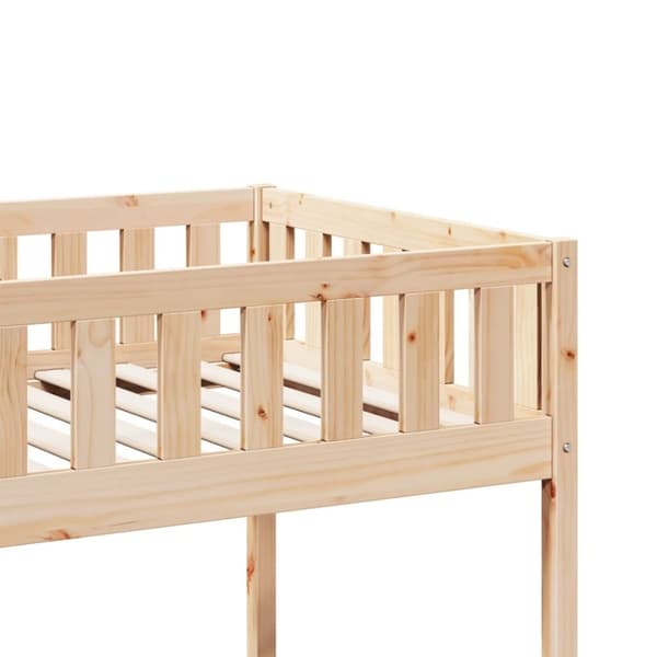 vidaXL juniorseng uden madras 90x200 cm massivt fyrretræ