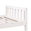 Miniatyrbillede 9 af 11: vidaXL juniorseng uden madras 90x190 cm massivt fyrretræ hvid