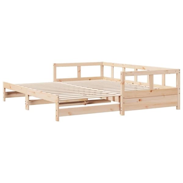 vidaXL daybed uden madras 90x190 cm massivt fyrretræ