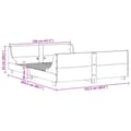 Pikkukuva 10 / 10: vidaXL Sänky ilman patjaa vahanruskea 120x200 cm täysi mänty
