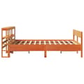 Miniatyrbilde 6 av 11: vidaXL Sengeramme uten madrass brun 135x190 cm heltre furu