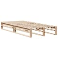 Miniatyrbilde 7 av 10: vidaXL Sengeramme uten madrass 90x200 cm heltre furu