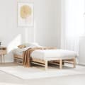 Miniatyrbilde 2 av 10: vidaXL Sengeramme uten madrass 90x200 cm heltre furu