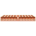 Miniatyrbilde 6 av 10: vidaXL Sengeramme uten madrass voksbrun 140x190 cm heltre furu