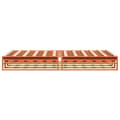 Miniatyrbilde 6 av 10: vidaXL Sengeramme uten madrass brun 135x190 cm heltre furu