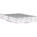 Miniatyrbilde 10 av 10: vidaXL Sengeramme uten madrass brun 135x190 cm heltre furu