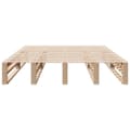 Miniatyrbilde 5 av 10: vidaXL Sengeramme uten madrass 120x190 cm heltre furu