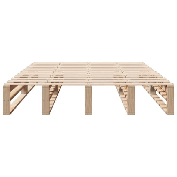 vidaXL Sengeramme uten madrass 120x190 cm heltre furu