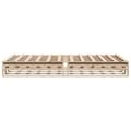 Miniatyrbilde 6 av 10: vidaXL Sengeramme uten madrass 120x190 cm heltre furu