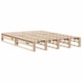 Miniatyrbilde 7 av 10: vidaXL Sengeramme uten madrass 120x190 cm heltre furu