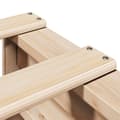 Miniatyrbilde 8 av 10: vidaXL Sengeramme uten madrass 120x190 cm heltre furu