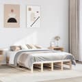 Miniatyrbilde 2 av 10: vidaXL Sengeramme uten madrass 120x190 cm heltre furu