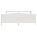 Miniatyrbilde 5 av 11: vidaXL Sengeramme uten madrass hvit 180x200 cm heltre furu