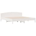 Miniatyrbilde 8 av 11: vidaXL Sengeramme uten madrass hvit 180x200 cm heltre furu