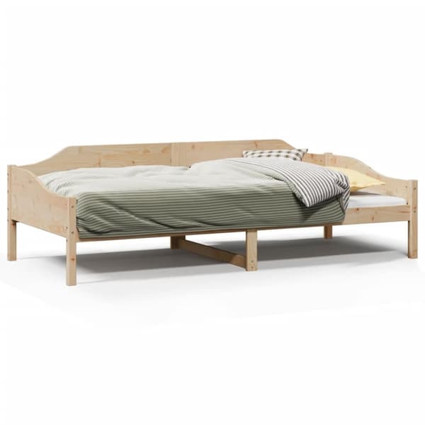 vidaXL Sängynrunko ilman patjaa 90x190 cm täysi mänty