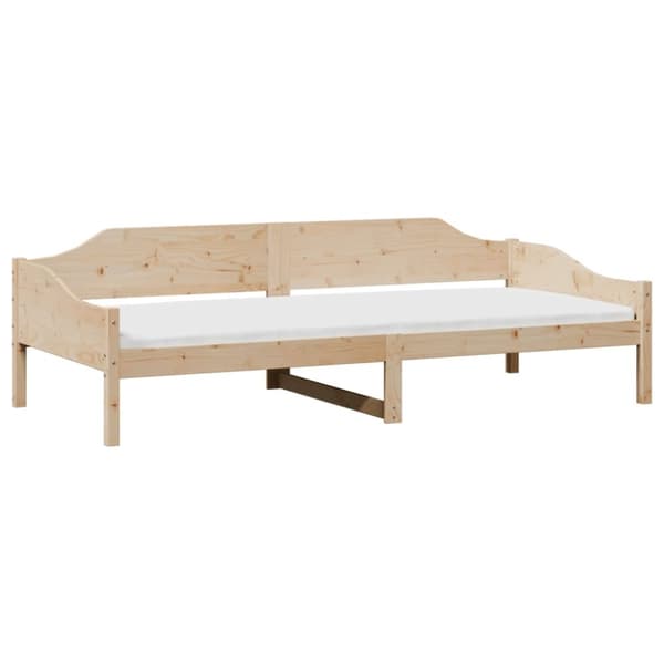 vidaXL Sängynrunko ilman patjaa 90x190 cm täysi mänty