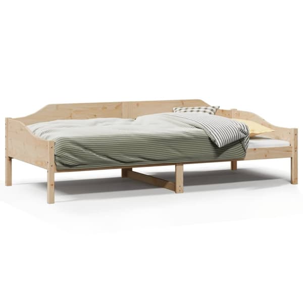 vidaXL Sängynrunko ilman patjaa 90x190 cm täysi mänty
