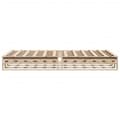 Miniatyrbilde 6 av 10: vidaXL Sengeramme uten madrass 140x200 cm heltre furu