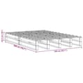 Miniatyrbilde 10 av 10: vidaXL Sengeramme uten madrass 140x200 cm heltre furu