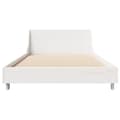 Miniatyrbilde 5 av 10: vidaXL Sengeramme uten madrass hvit 100x200 cm heltre furu