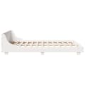 Miniatyrbilde 6 av 10: vidaXL Sengeramme uten madrass hvit 120x200 cm heltre furu