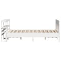 Miniatyrbilde 6 av 11: vidaXL Sengeramme uten madrass hvit 160x200 cm heltre furu