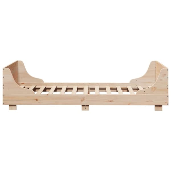 vidaXL Sengeramme uten madrass 90x200 cm heltre furu
