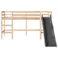 Miniatyrbilde 6 av 11: vidaXL Loftseng for barn uten madrass 80x200 cm heltre furu
