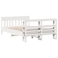 Miniatyrbilde 7 av 11: vidaXL Sengeramme uten madrass hvit 140x200 cm heltre furu