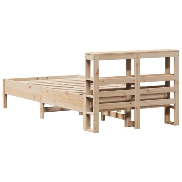 vidaXL Sengeramme uten madrass 90x190 cm heltre furu