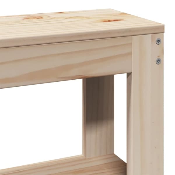 vidaXL Sengeramme uten madrass 75x190 cm heltre furu