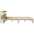 Miniatyrbilde 6 av 11: vidaXL Sengeramme med hodegavl 120x200 cm heltre furu