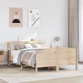 Miniatyrbilde 4 av 11: vidaXL Sengeramme uten madrass 120x190 cm heltre furu