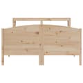 Miniatyrbilde 5 av 11: vidaXL Sengeramme uten madrass 120x190 cm heltre furu