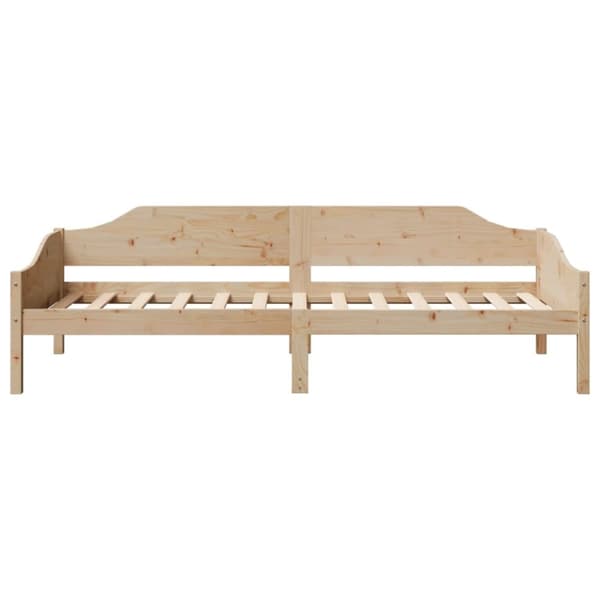 vidaXL sengeramme uden madras 90x200 cm massivt fyrretræ