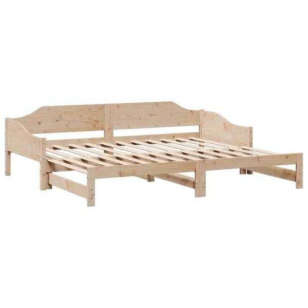 vidaXL Vuodesohva rullilla 80x200 cm täysi mänty
