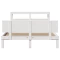 Miniatyrbilde 5 av 11: vidaXL Sengeramme med hodegavl hvit 140x190 cm heltre furu